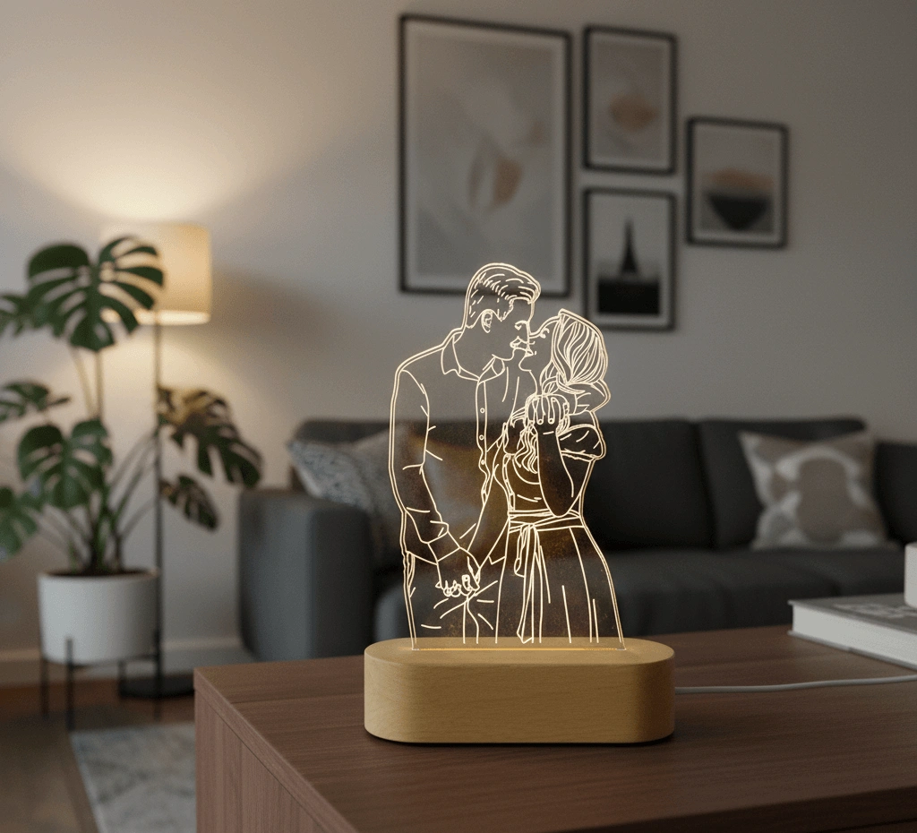 Personalized Led Hologram Lamp - Image 3