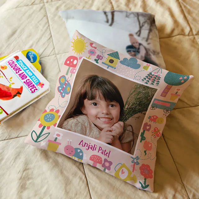Personalized Photo Cushions Flower Power - Image 2