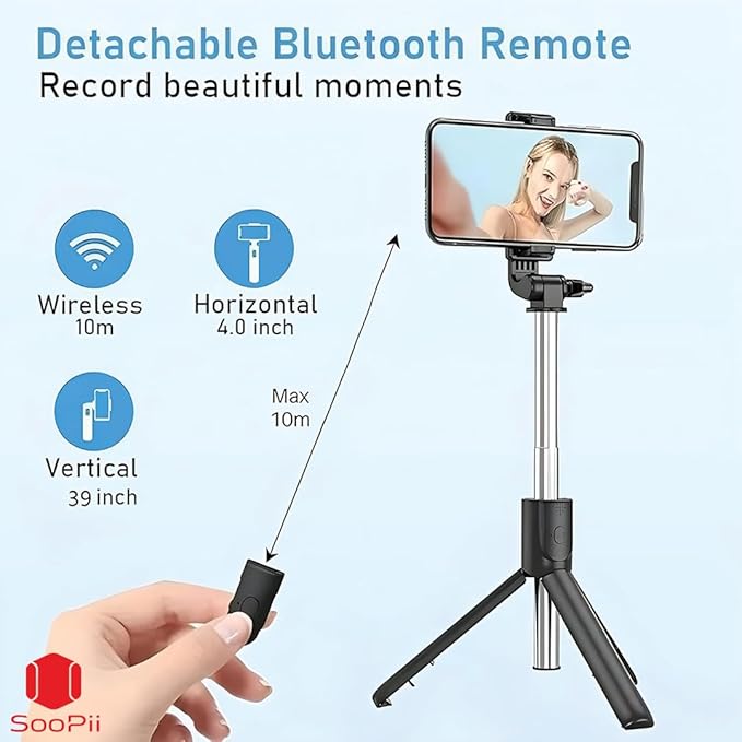 SOOPII 3-in-1 Selfie Stick - Image 2